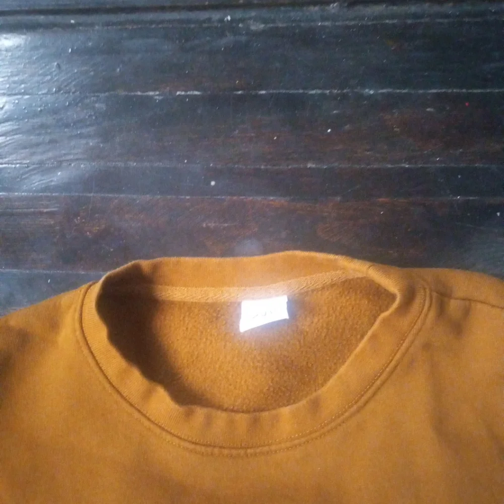 Zara Sweater Mens Pullover Color Brown Size XXL Cozy Comfort Casual Outdoors